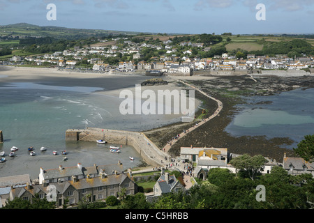 St Michael's Mount près de Cornwall Marazion Kernow England UK Banque D'Images