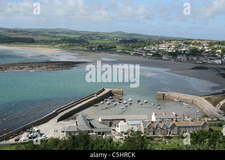 St Michael's Mount près de Cornwall Marazion Kernow England UK Banque D'Images