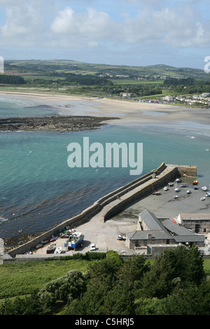 St Michael's Mount près de Cornwall Marazion Kernow England UK Banque D'Images
