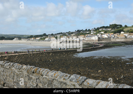 St Michael's Mount près de Cornwall Marazion Kernow England UK Banque D'Images