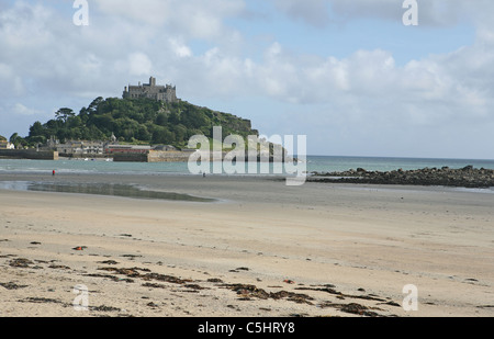 St Michael's Mount près de Cornwall Marazion Kernow England UK Banque D'Images