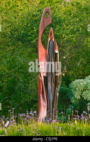 Statue à la Ventana Inn, Big Sur, Californie Banque D'Images