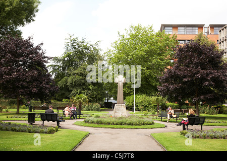 St Johns gardens dans le centre-ville de Manchester, Royaume-Uni Banque D'Images