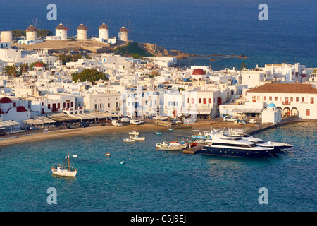 Mykonos - Cyclades, Grèce Banque D'Images