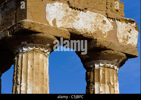 (Dioskur-Temple Diuoscuri Tempio dei) en 10137 TURIN (Agrigento), Sicile, Italie Banque D'Images