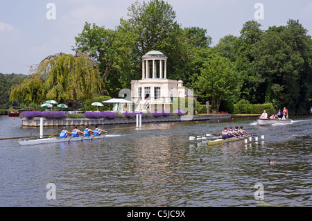 Henley Royal Regatta, Henley-on-Thames, Oxfordshire, UK. Banque D'Images
