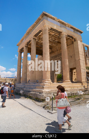 Athènes - l'Acropole, le Parthénon temple, Grèce Banque D'Images