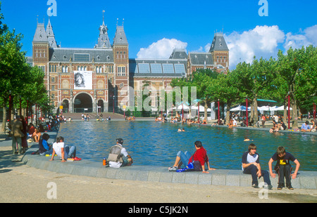 Rijksmuseum, Amsterdam, Hollande, Pays-Bas Banque D'Images