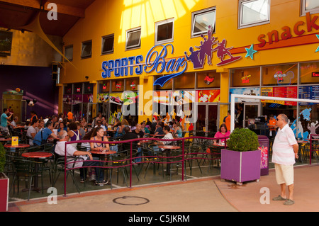 Le sports bar à Disney Village à Disneyland Paris en France Banque D'Images