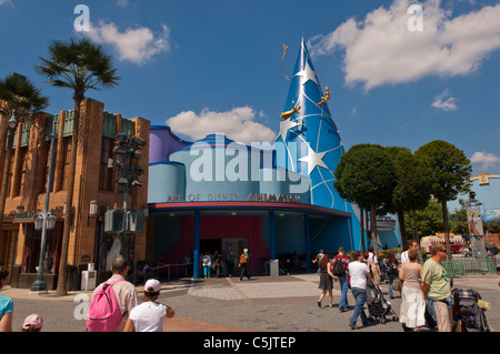 L'art de Disney Animation Gallery au Walt Disney Studios à Disneyland Paris en France Banque D'Images