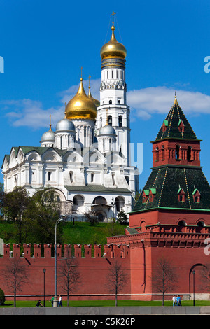 Cathédrale de l'archange et Ivan le Grand Bell au Kremlin de Moscou. Moscou. La Russie. Banque D'Images