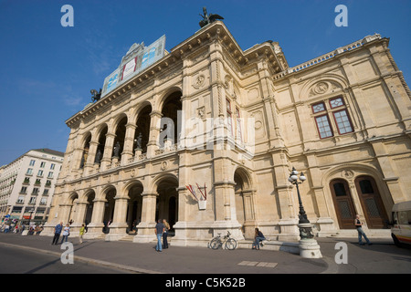 L'Opéra de Vienne (Wiener Staatsoper), Vienne, Autriche Banque D'Images