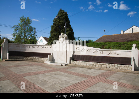 Le mémorial de l'aviation britannique en Eastchurch, à l'île de Sheppey, Kent, Angleterre. Banque D'Images