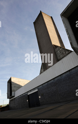 L'arbre de ventilation tunnel Merseyrail à Seacombe Banque D'Images