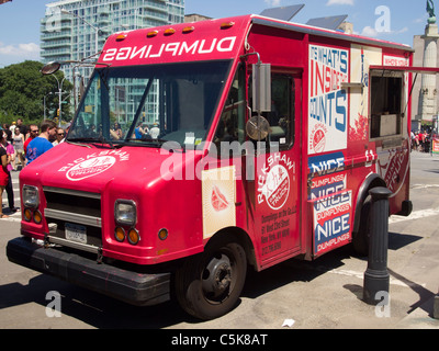 Food Truck Rally, Grand Army Plaza, à Brooklyn, NY, USA Banque D'Images