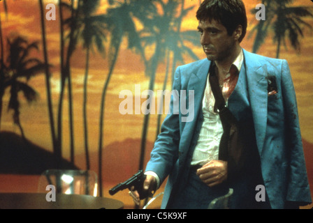 Scarface Année : 1983 USA Al Pacino Réalisateur : Brian De Palma Banque D'Images