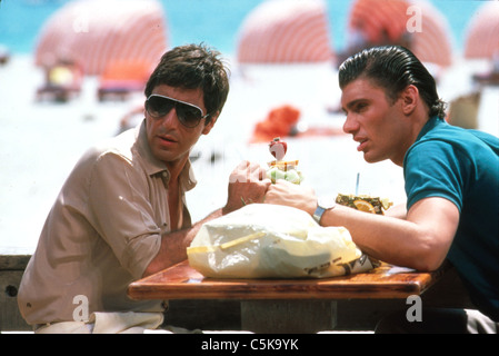 Scarface Année : 1983 USA Al Pacino, Steven Bauer Réalisateur : Brian De Palma Banque D'Images