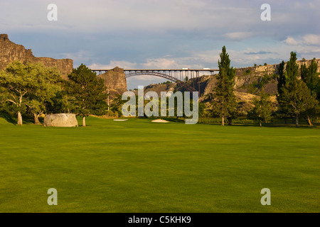 Parcours de Golf de Canyon Springs Banque D'Images