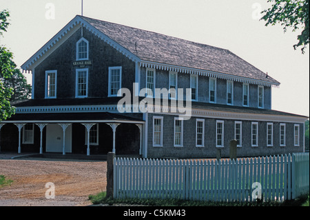 Meyssac Grange Hall, West Tisbury, MA Banque D'Images