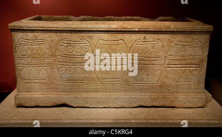 SarcophagusTomb Perge Perge 2 Romain 100 ANNONCE LA TURQUIE Banque D'Images