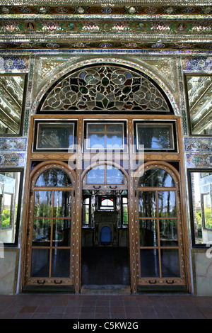 Palais et jardin Naranjestan (1879-1886), Shiraz, province Fars, Iran Banque D'Images