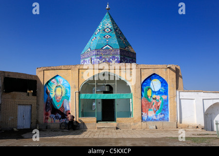 Pir-e Bakran mausolée (1299-1312), Pir-e Bakran (Linjan), province d'Isfahan, Iran Banque D'Images