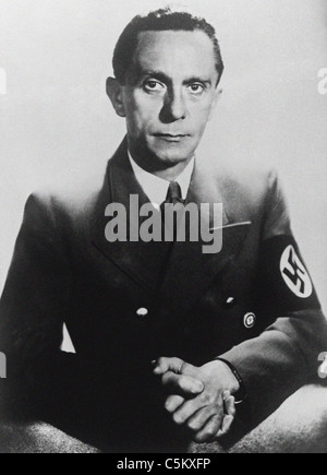 Joseph Goebbels Ministre de la propagande de guerre allemande à partir des archives du Service de presse Portrait Banque D'Images