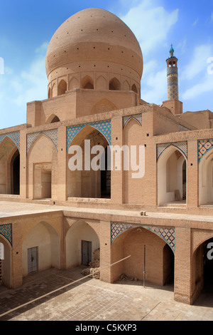 Mosquée Agha-Bozorg (1832), Kashan, province Isfahan, Iran Banque D'Images