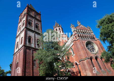 Basilique Saint Andrea, (13e siècle), Vercelli, Piémont, Italie Banque D'Images