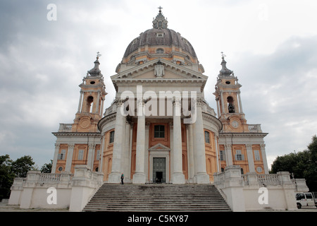 Basilique de Superga, Turin, Piémont, Italie Banque D'Images