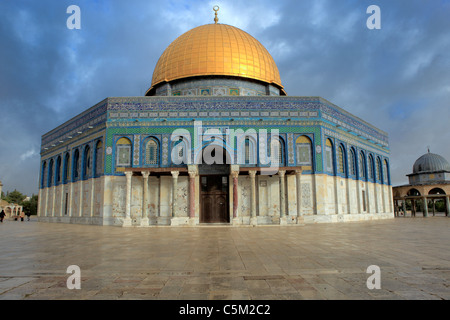 Dôme du Rocher (685-691), Jérusalem, Israël Banque D'Images