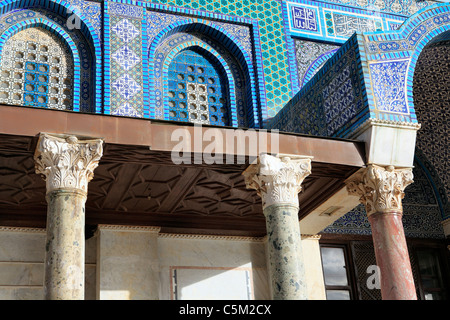 Dôme du Rocher (685-691), Jérusalem, Israël Banque D'Images