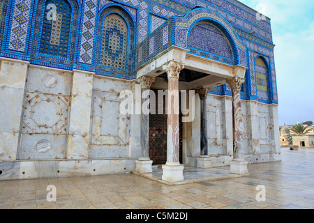 Dôme du Rocher (685-691), Jérusalem, Israël Banque D'Images