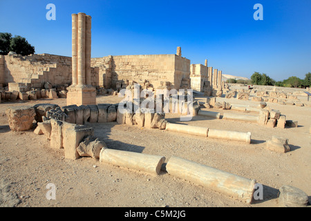 Palais omeyyade Khirbat al-mafjar (750s), Jéricho, Israël Banque D'Images