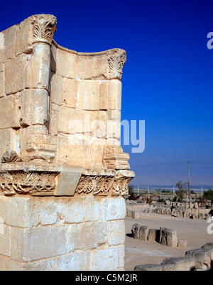 Palais omeyyade Khirbat al-mafjar (750s), Jéricho, Israël Banque D'Images