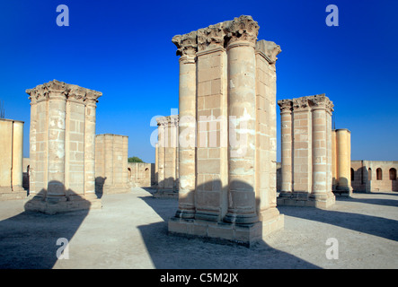 Palais omeyyade Khirbat al-mafjar (750s), Jéricho, Israël Banque D'Images