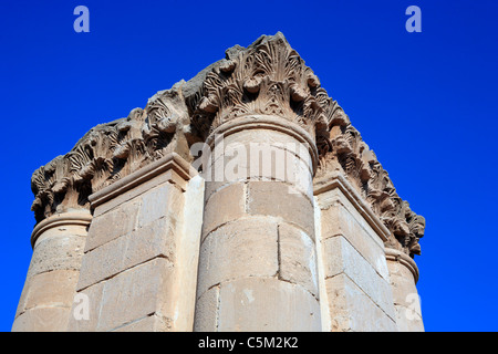 Palais omeyyade Khirbat al-mafjar (750s), Jéricho, Israël Banque D'Images