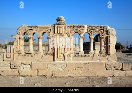 Palais omeyyade Khirbat al-mafjar (750s), Jéricho, Israël Banque D'Images