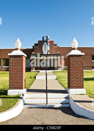 Black Eagle Civic Centre de Bowling, Great Falls, MT Banque D'Images