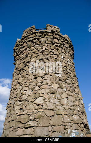 L'historique château de la Nouvelle-Angleterre situé à Craig Hubbard Park à Manchester dans le Connecticut. Banque D'Images