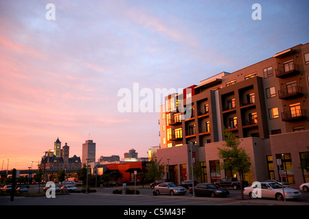 Nouvel appartement, condo, le développement dans la région de Nashville du ravin du Tennessee USA Banque D'Images