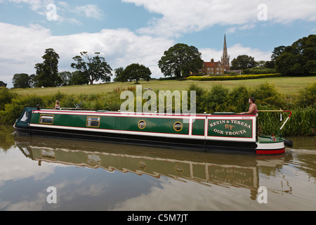Grand classique sur le Grand Union Canal à Braunston, Northamptonshire Banque D'Images