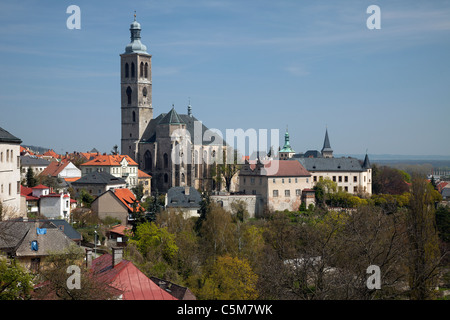 Kutna Hora - Église de l'Assomption de Notre-Dame et Saint Jean-Baptiste Banque D'Images