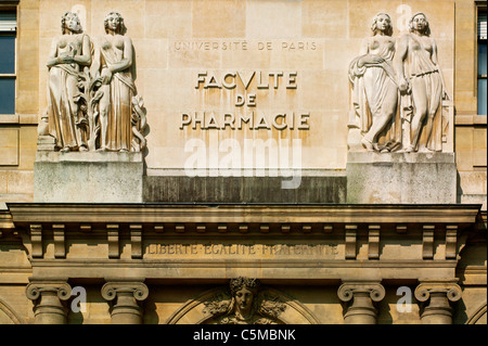École de pharmacie, Descartes, Paris, France Banque D'Images