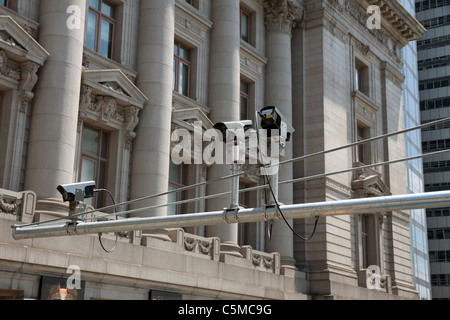 New York City Police Security Cameras Brooklyn New York USA Banque D'Images