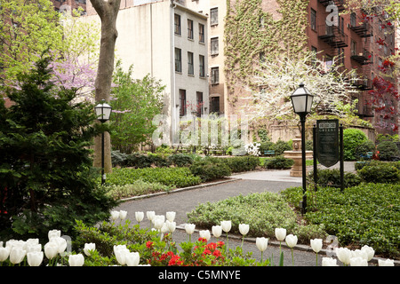 Jardin de Ville Tudor Park, Midtown, NEW YORK Banque D'Images