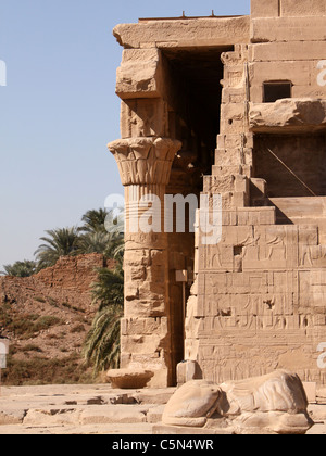 Mamesi À Dendera temple au sud de l'Egypte Banque D'Images