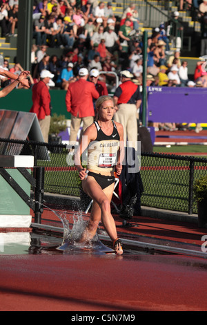 3000m steeple femmes ressortissants USATF Eugene Oregon 2011 image réalisée à partir de la foule Banque D'Images