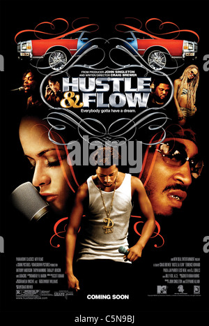 Hustle and Flow Année : 2005 Réalisateur : Craig Brewer affiche de film (USA) Banque D'Images