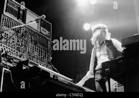 Emerson Lake & Palmer, Keith Emerson, 1974 Banque D'Images